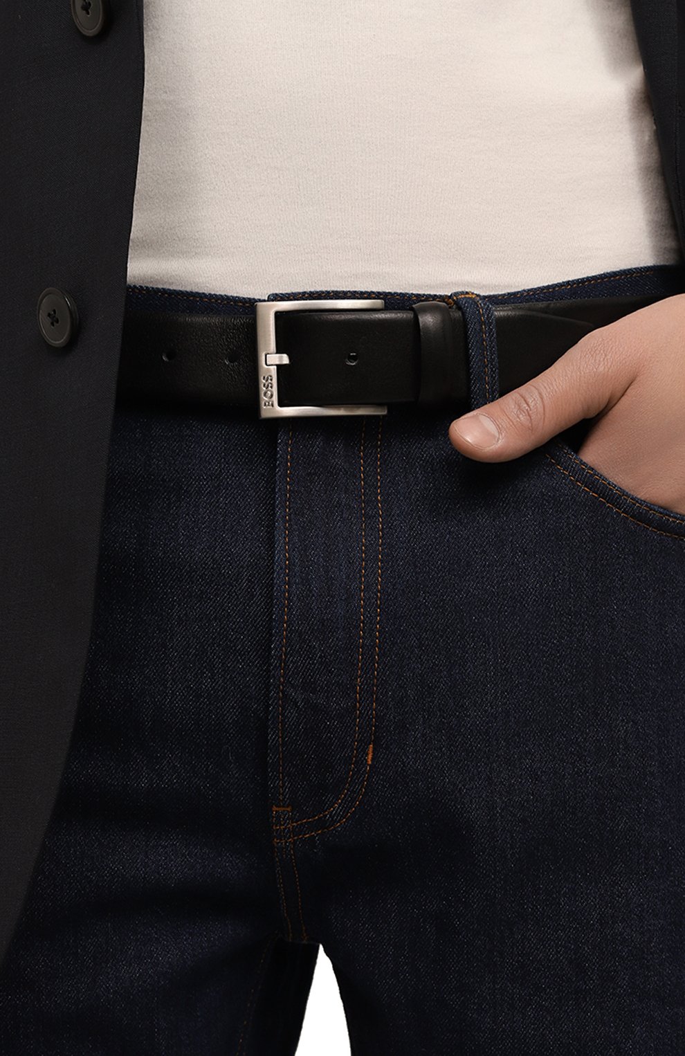 Кожаный ремень BOSS, арт. 50471170, фото 2