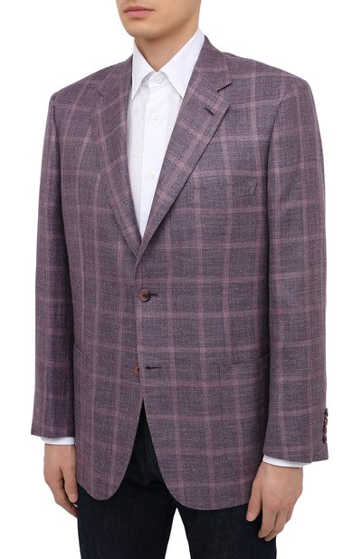 Пиджак из шерсти и шелка BRIONI, арт. RGH00N/P0A5E/PARLAMENT0, фото 3