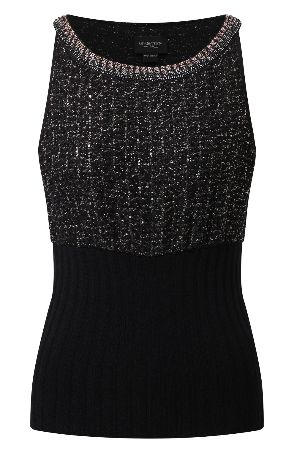 Шерстяной топ GIAMBATTISTA VALLI, арт. 24FWPVCM0M11-11WAB, фото 1