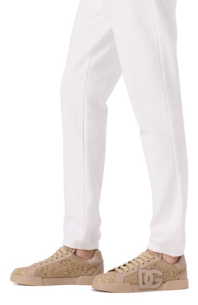 Комбинированные кеды portofino light strobel DOLCE & GABBANA, арт. CK2343/AI446, фото 3