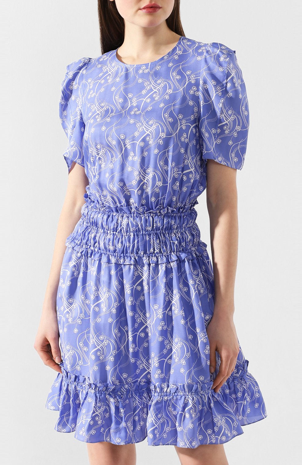 Платье из смеси вискозы и шелка KENZO, арт. FA52R0183521, фото 3