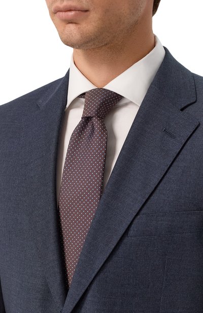Мужской шелковый галстук KITON, арт. UCRVKPC01M05