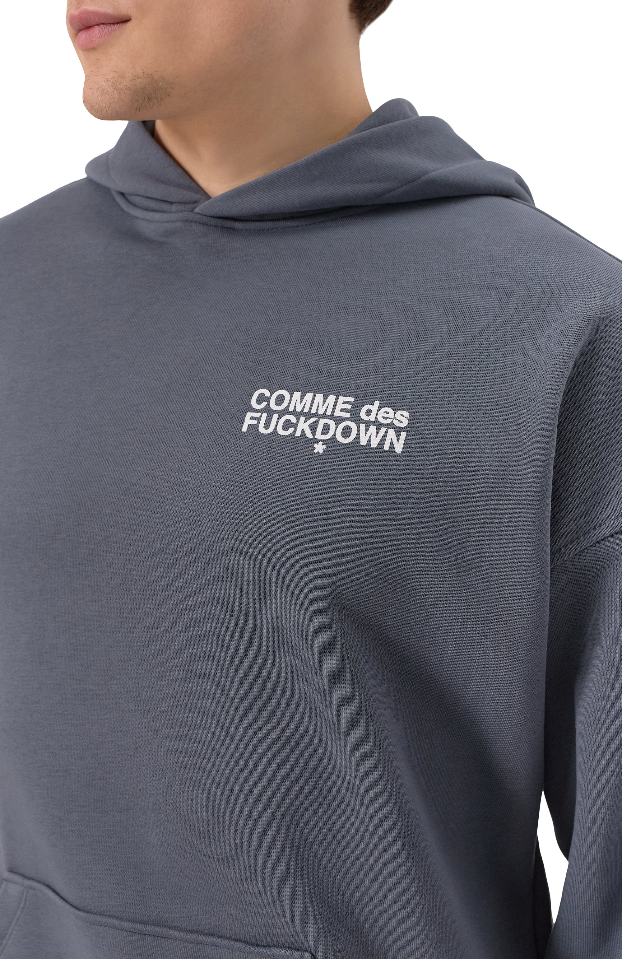 Хлопковое худи COMME DES FUCKDOWN, арт. CFABM01508, фото 5