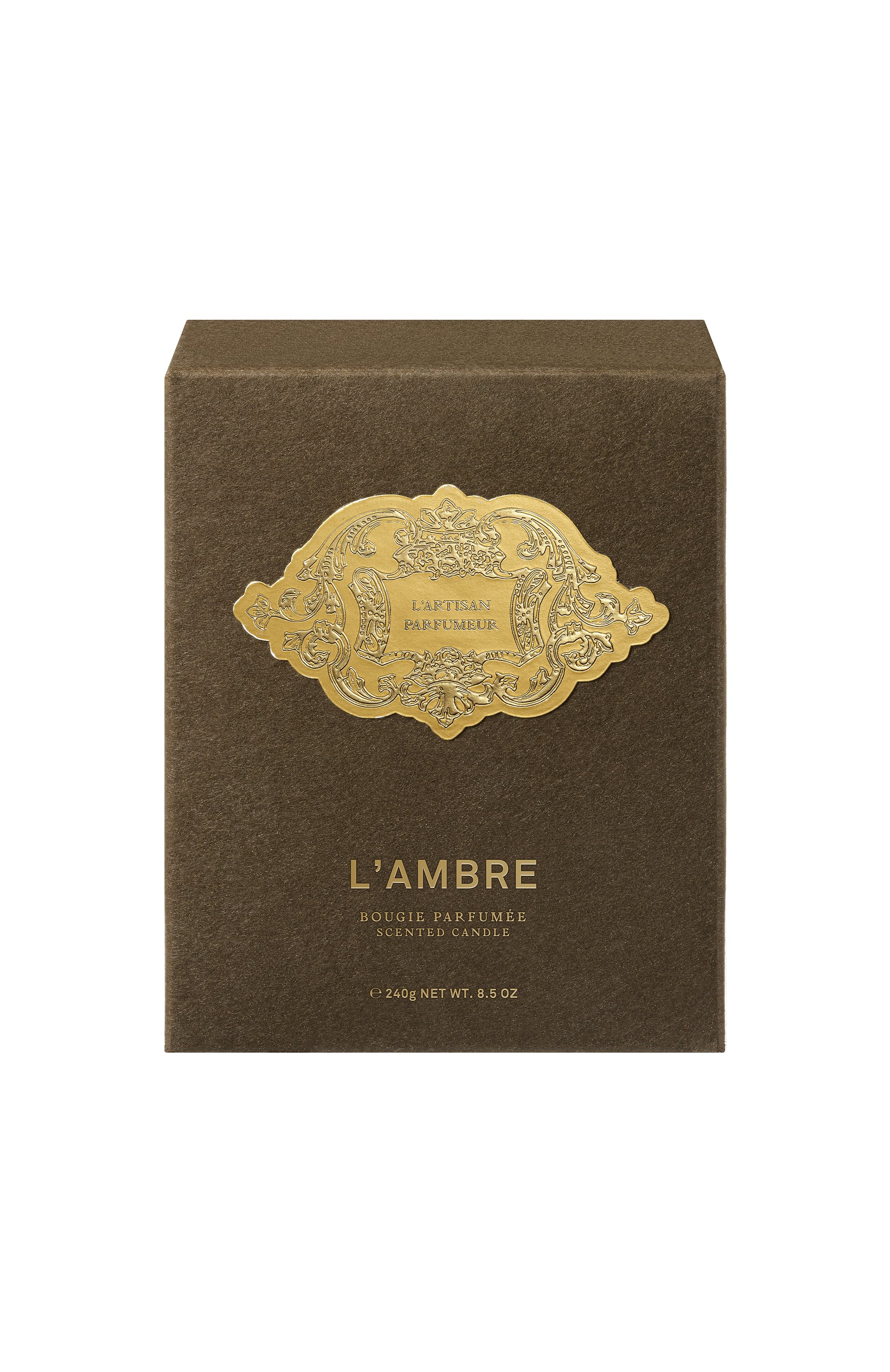 Парфюмированная свеча l'ambre (240g) L'ARTISAN PARFUMEUR бесцветного цвета по цене 13120 руб., арт. 3660463017549, фото 3 Парфюмированная свеча l'ambre (240g) L'ARTISAN PARFUMEUR, арт. 3660463017549, фото 3