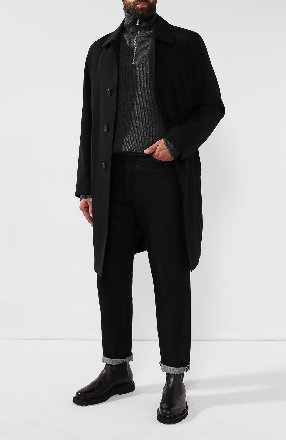 Свитер из смеси шерсти и кашемира BERLUTI, арт. R16KHL69-001, фото 2