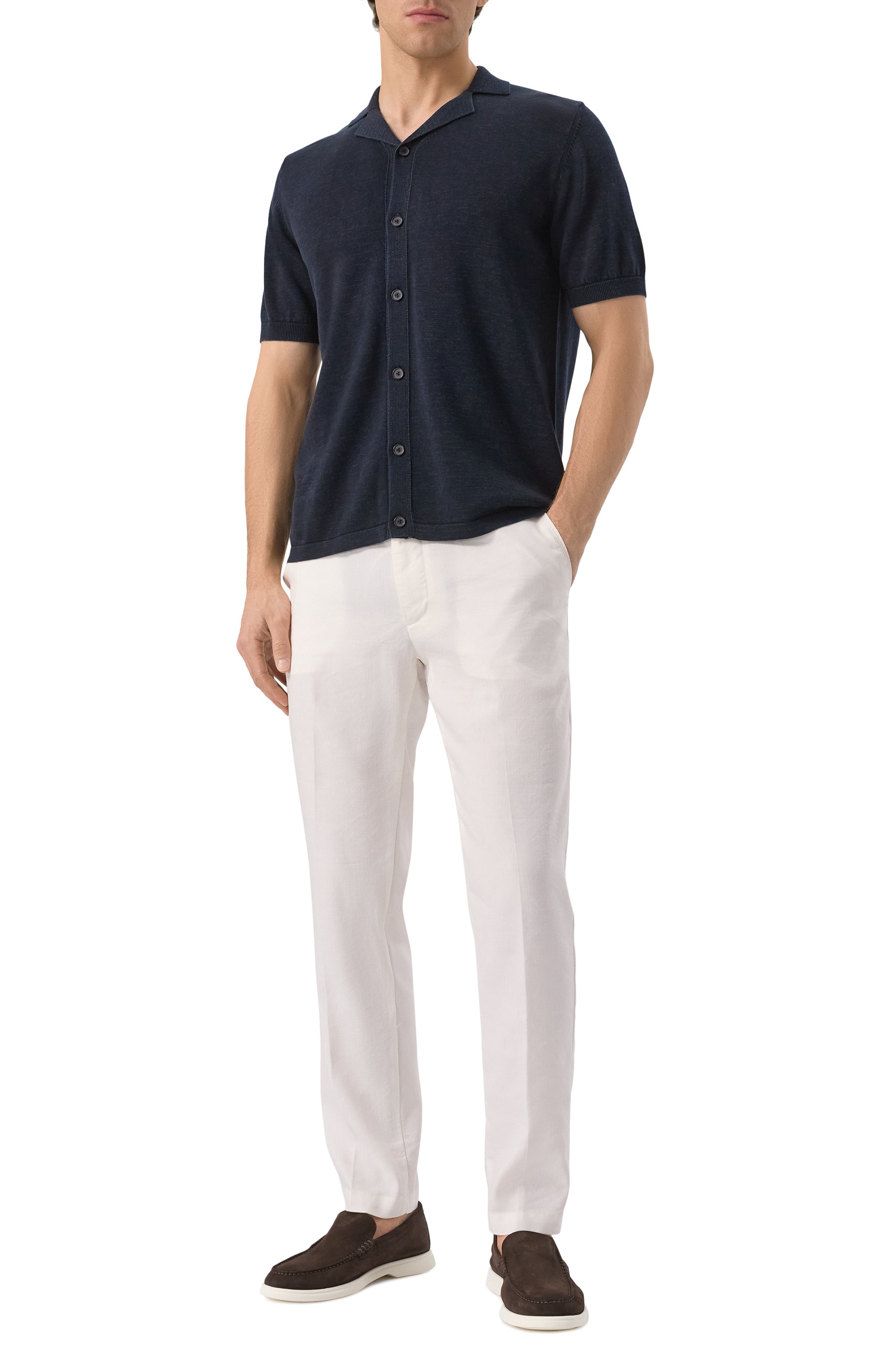 Рубашка из хлопка и льна VAN LAACK, арт. SAMIN/S00307, фото 2