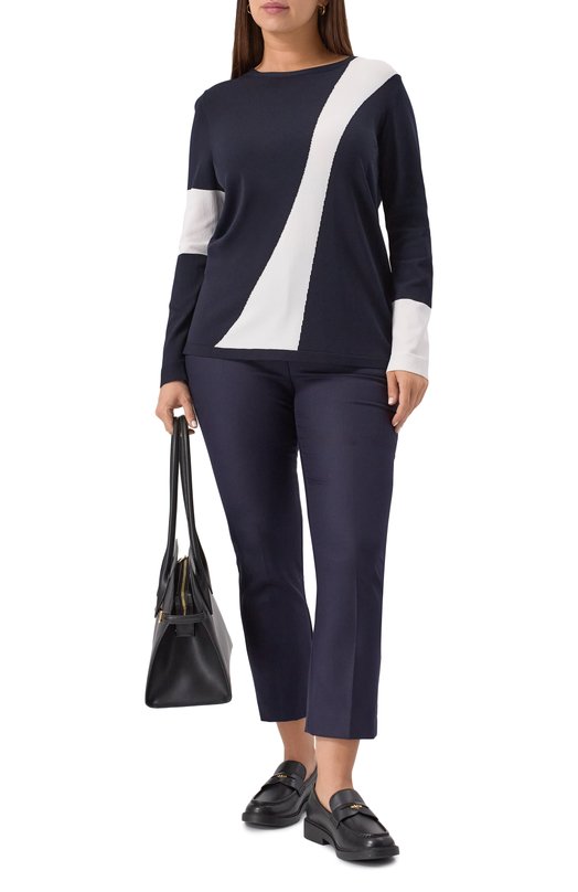 Пуловер из вискозы Persona by Marina Rinaldi INN0CU0 Синий  INN0CU0 Фото 2