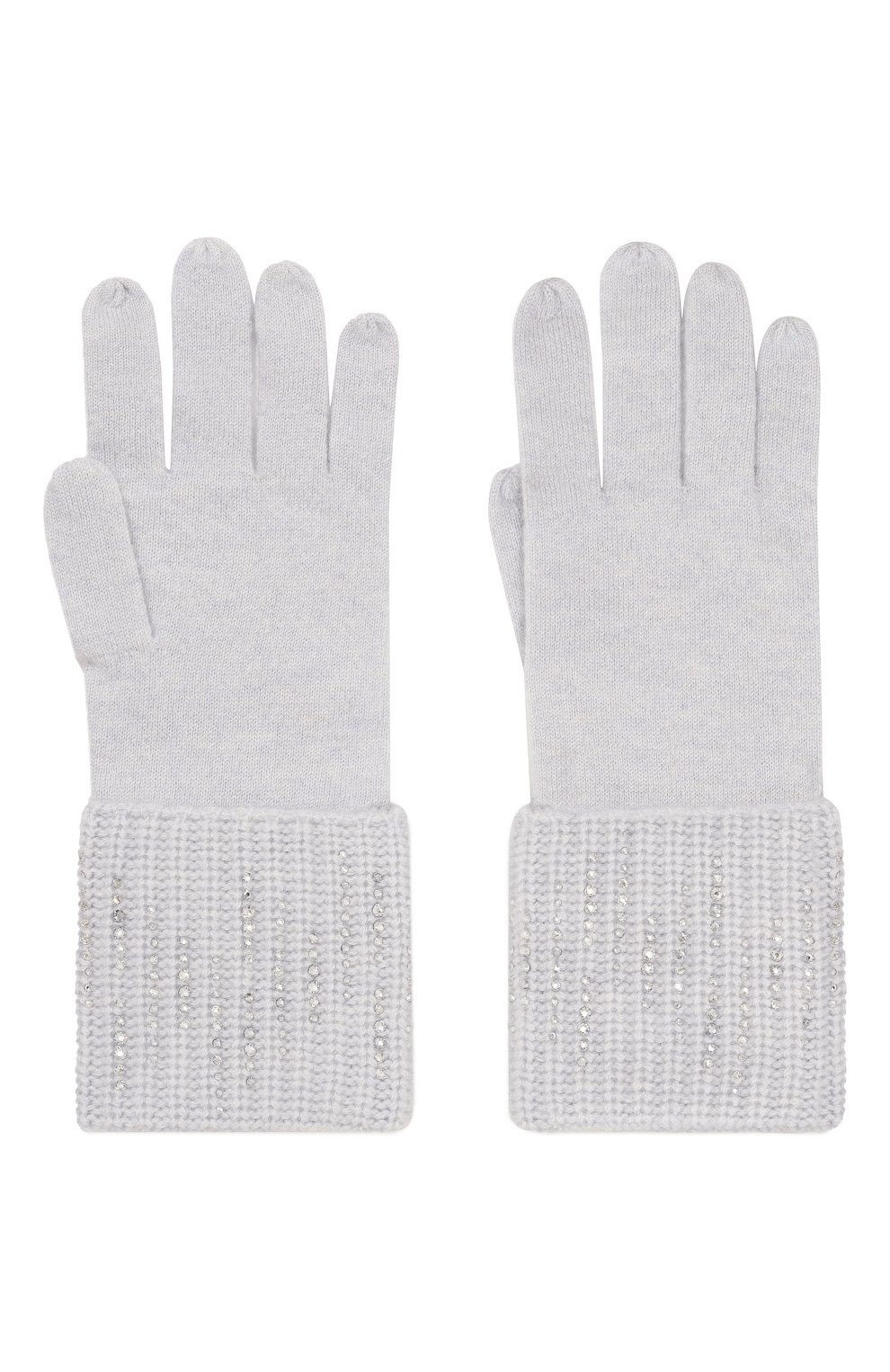 Кашемировые перчатки WILLIAM SHARP голубого цвета по цене 51150 руб., арт. A113-15, фото 3 Кашемировые перчатки WILLIAM SHARP, арт. A113-15, фото 3