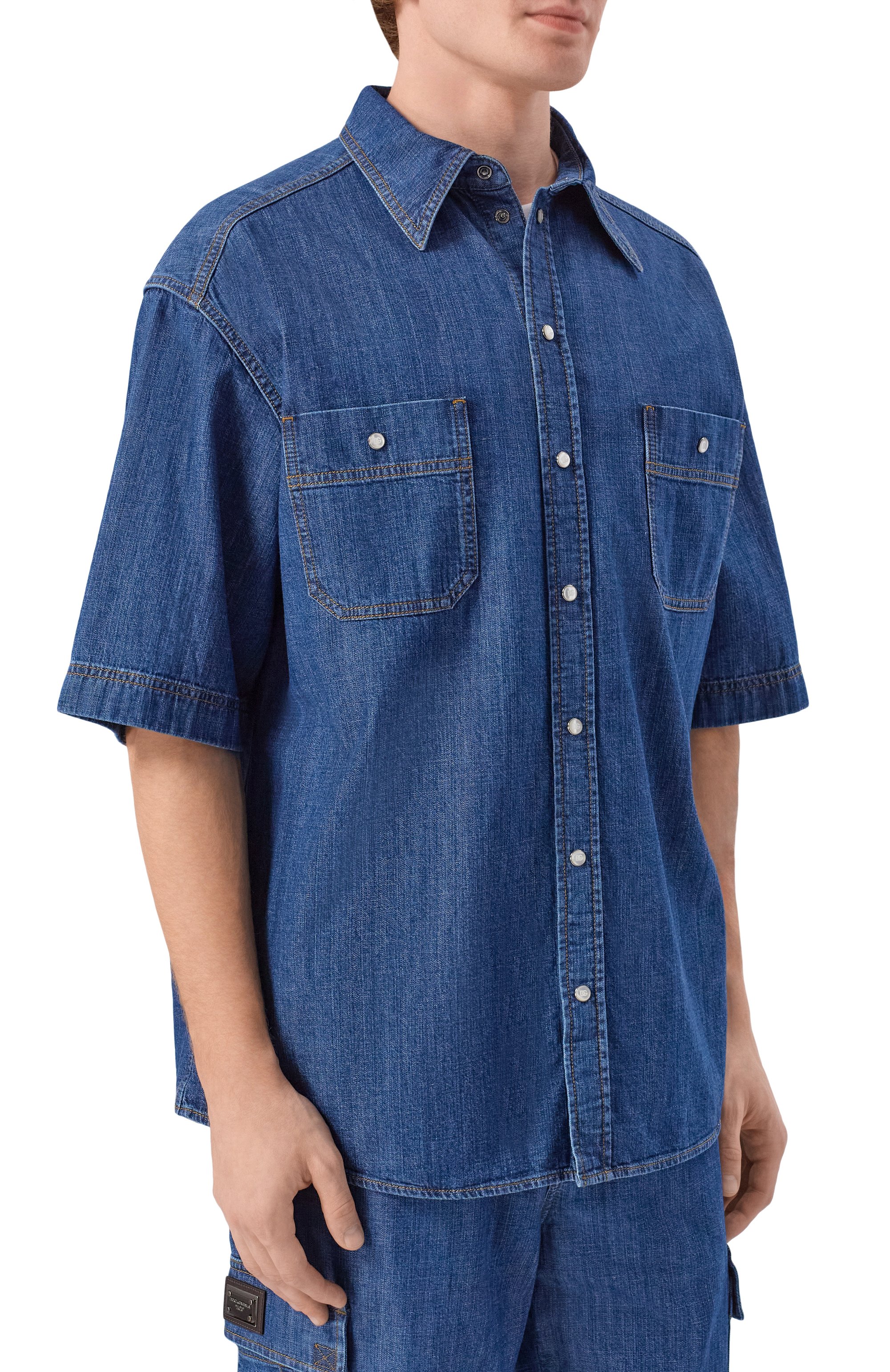 Джинсовая рубашка DOLCE & GABBANA, арт. G50D3D/G80M1, фото 3