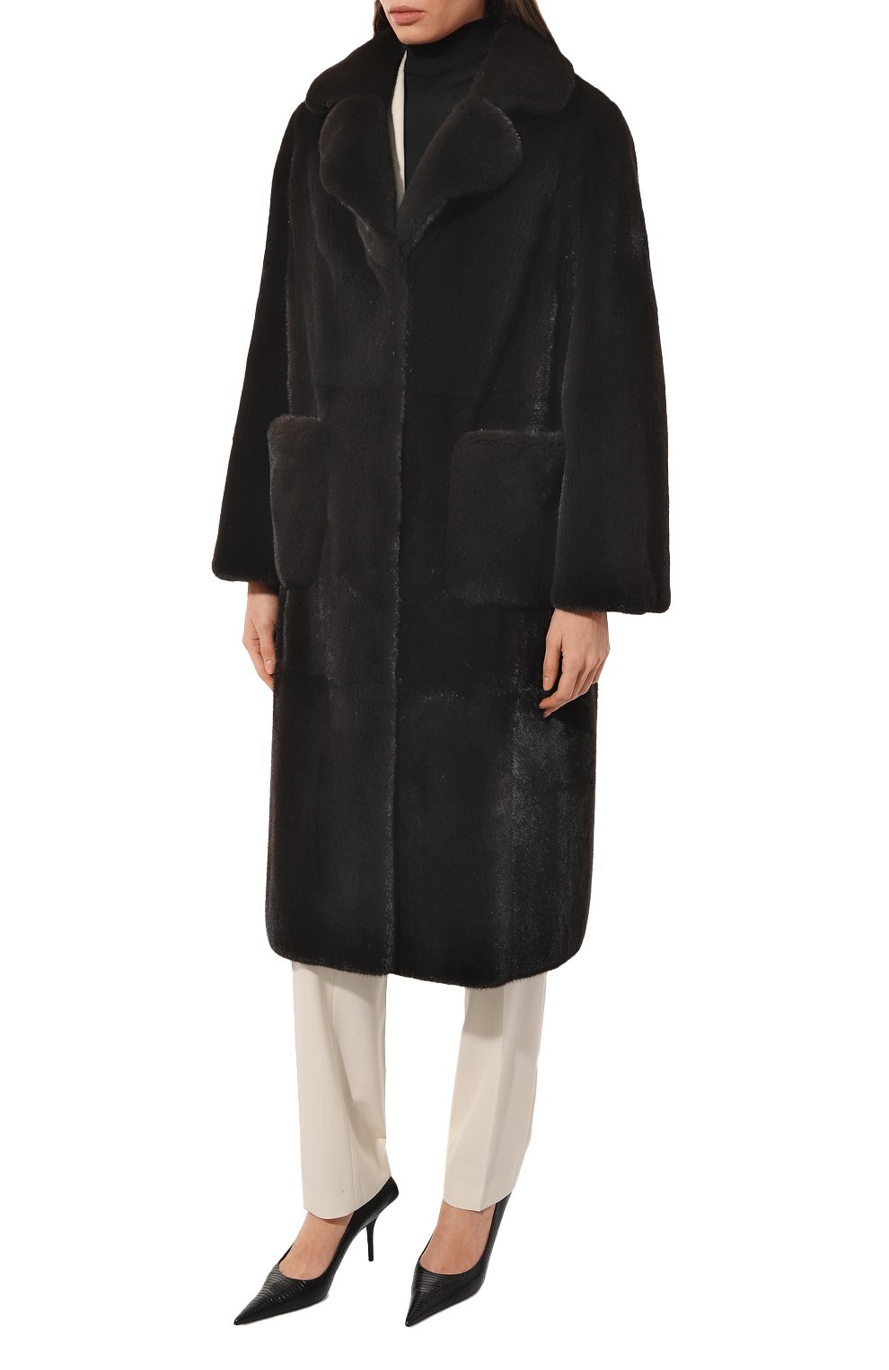 Шуба из меха норки VICTORIA KUSENKOVA, арт. 700200004470, фото 3