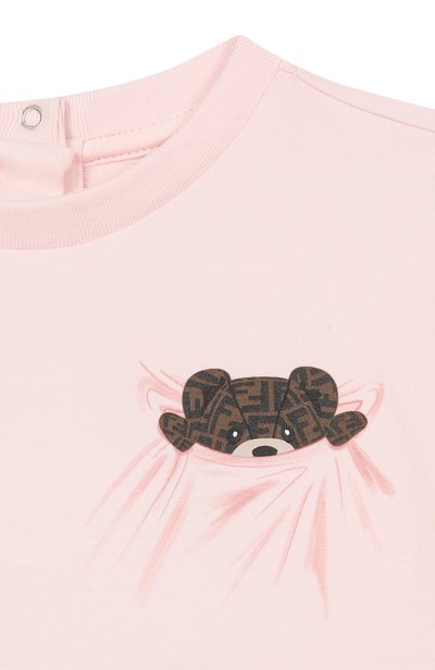Хлопковый свитшот FENDI, арт. BUH088/8RA, фото 3