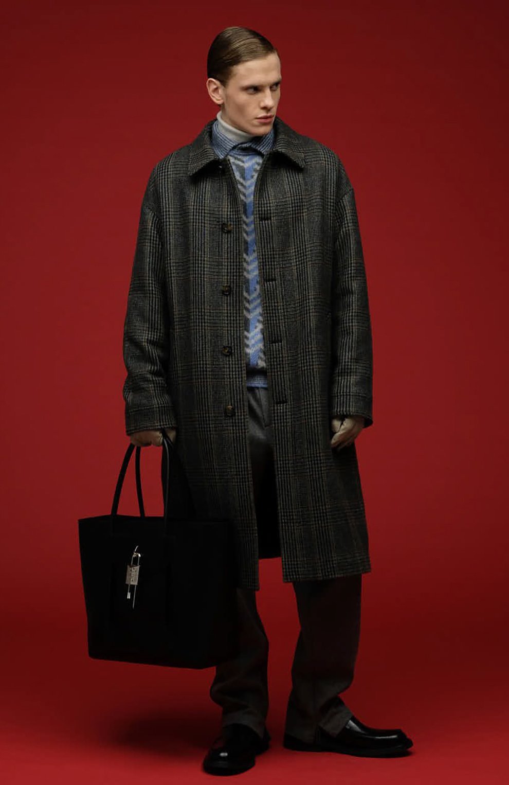 Шерстяные брюки  OFF-WHITE, арт. 0MCJ009F21FAB001, фото 6