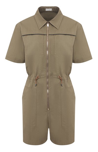 Женский хлопковый комбинезон BRUNELLO CUCINELLI, арт. M0F48FN499