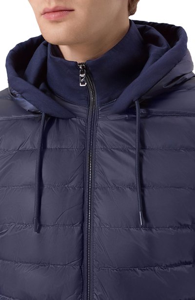 Комбинированная толстовка BOGNER темно-синего цвета по цене 60100 руб., арт. 88145253, фото 5 Комбинированная толстовка BOGNER, арт. 88145253, фото 5