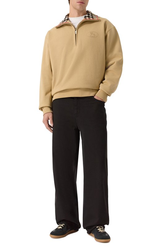 Хлопковый анорак Burberry 8110589 Бежевый  8110589 Фото 2