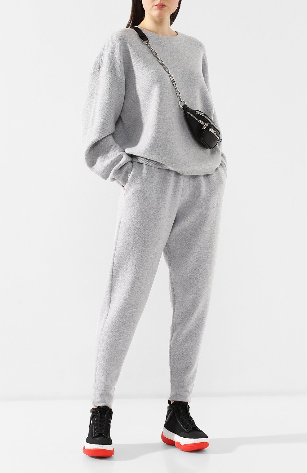 Шерстяные брюки ALEXANDERWANG.T, арт. 4K494002M5, фото 2