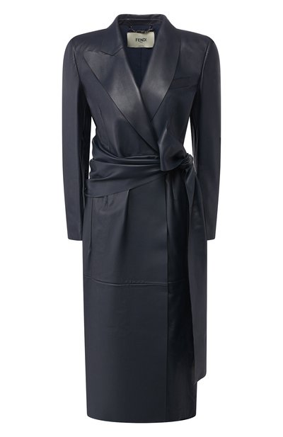 Кожаное пальто FENDI, арт. FPS804 NBA, фото 1