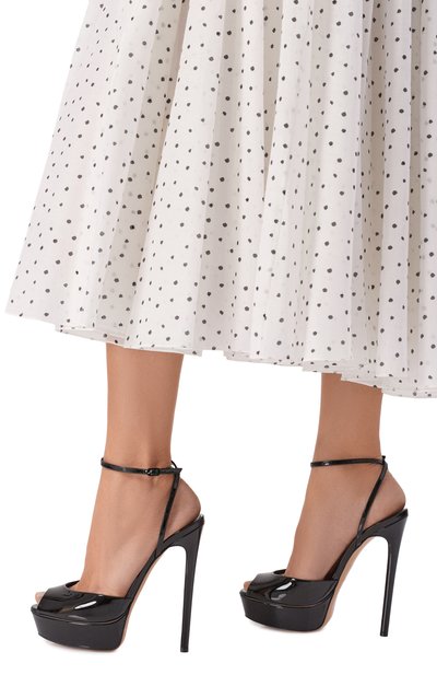 Кожаные босоножки flora 140 CASADEI, арт. 1L091V1401/TIFFA, фото 2