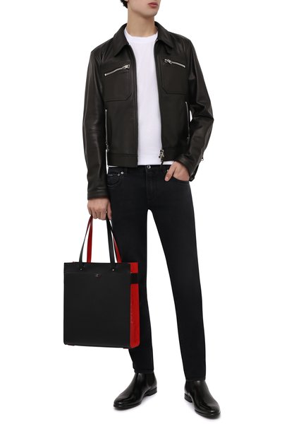 Кожаная сумка-шопер ruistote CHRISTIAN LOUBOUTIN, арт. 1225141/RUIST0TE, фото 3