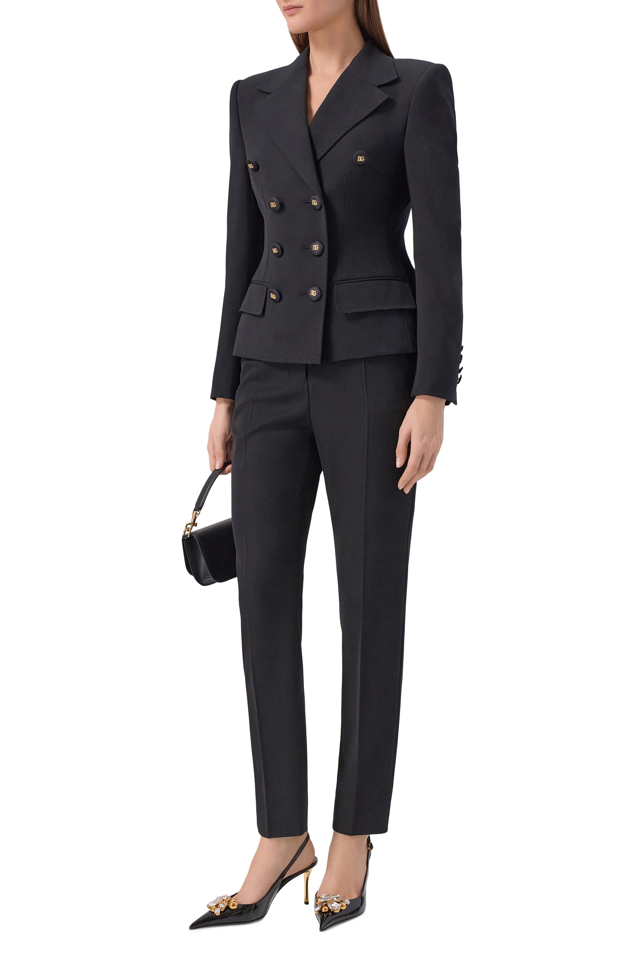 Шерстяные брюки DOLCE & GABBANA, арт. FTAM2T/FU20W, фото 2