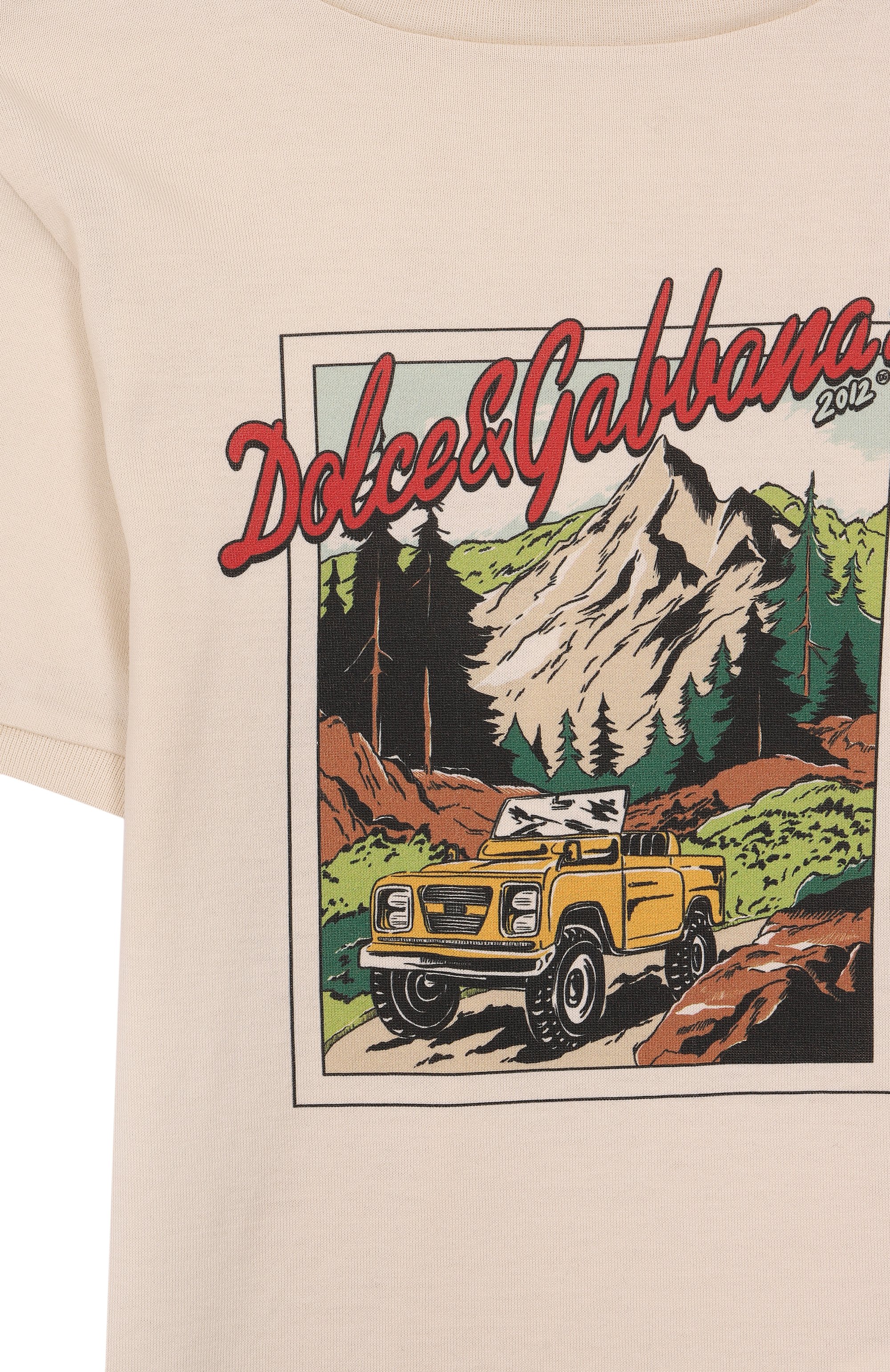 Хлопковая футболка DOLCE & GABBANA, арт. L4JTJD/G7PJS/2-6, фото 3