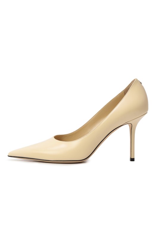 Кожаные туфли Love 85 Jimmy Choo L0VE 85/PWJ Кремовый  L0VE 85/PWJ Фото 4
