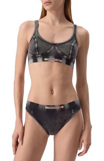 Хлопковые трусы DIESEL черного цвета по цене 5595 руб., арт. A17540/0SHAN, фото 2 Хлопковые трусы DIESEL, арт. A17540/0SHAN, фото 2