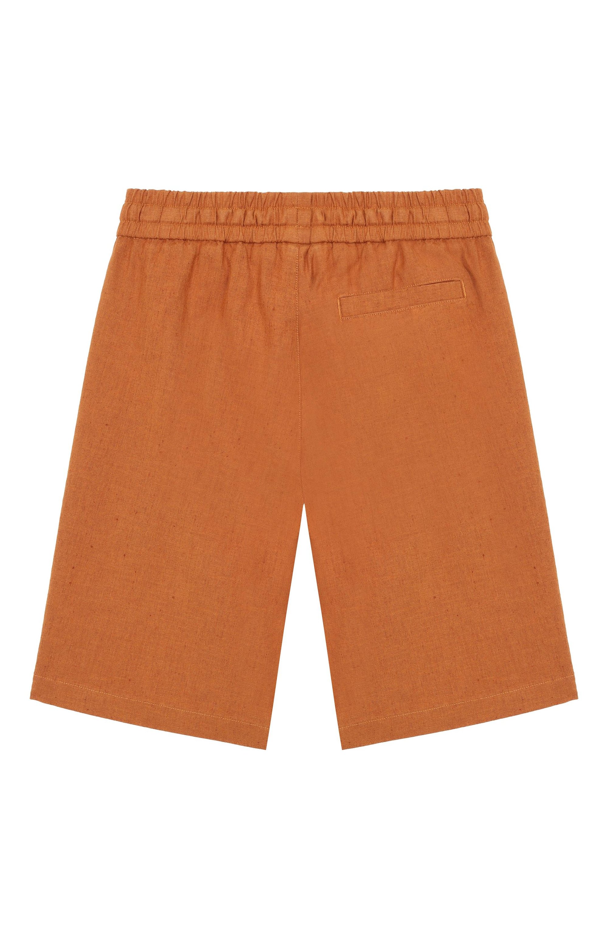 Шорты из хлопка и льна DOLCE & GABBANA, арт. L43Q58/LT372, фото 2