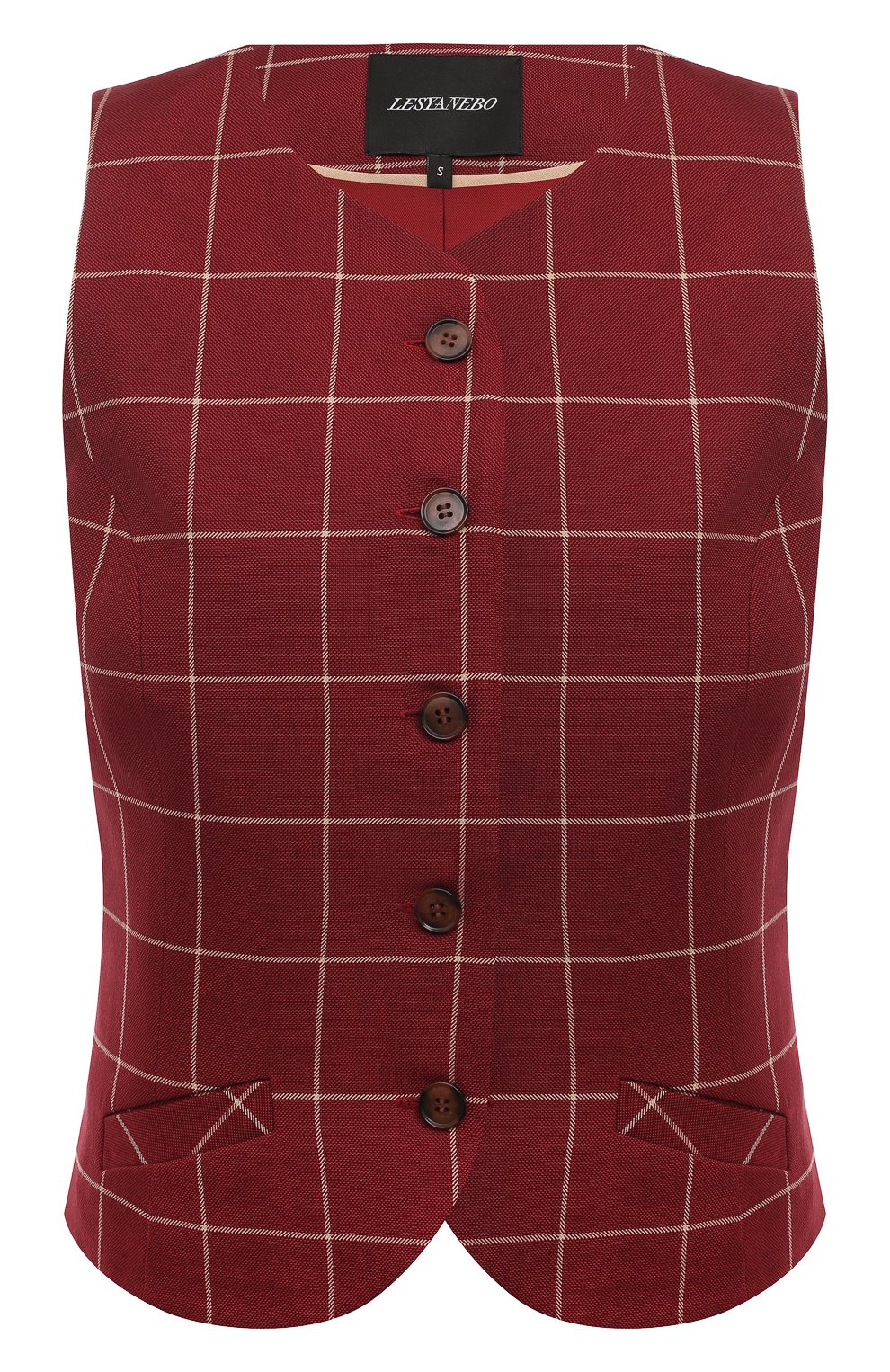 Жилет из шелка и шерсти LESYANEBO, арт. SS24/H-411/CR, фото 1