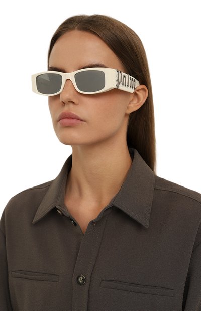 Солнцезащи тные очки PALM ANGELS, арт. ANGEL/WHITE SILVER MIRR0R, фото 2