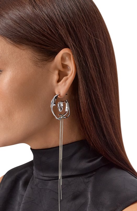 Серьги Caviar jewellery БЧЛ003 Серебряный  БЧЛ003 Фото 2