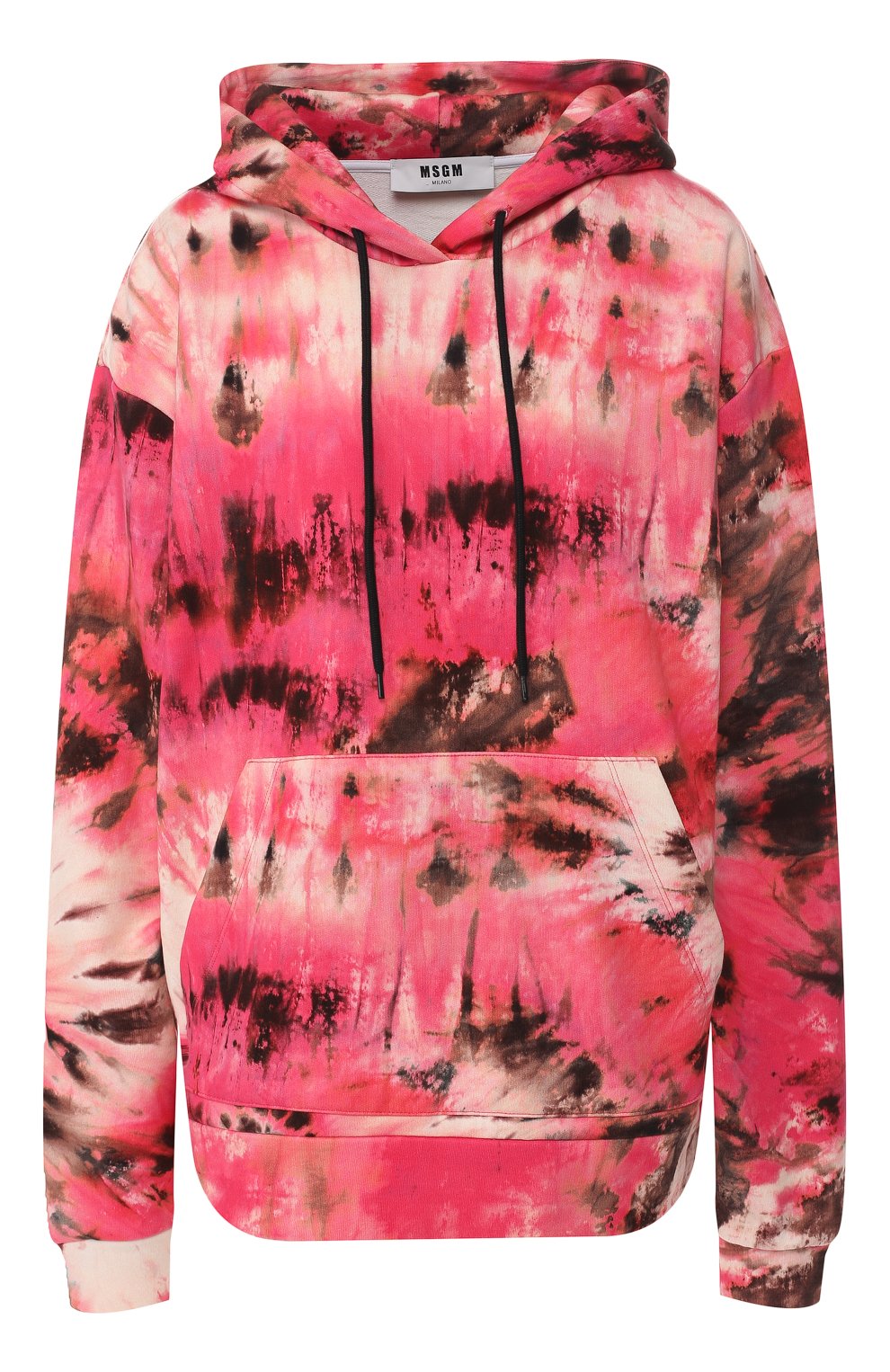 Хлопковое худи MSGM разноцветного цвета по цене 38150 руб., арт. 2642MDM180X 195363, фото 1 Хлопковое худи MSGM, арт. 2642MDM180X 195363, фото 1
