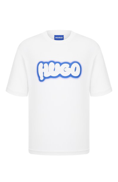 Мужская хлопковая футболка HUGO BLUE, арт. 50549155