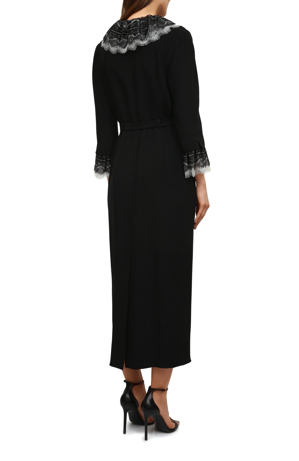 Шелковое платье TEGIN черного цвета по цене 98000 руб., арт. SD2318, фото 4 Шелковое платье TEGIN, арт. SD2318, фото 4