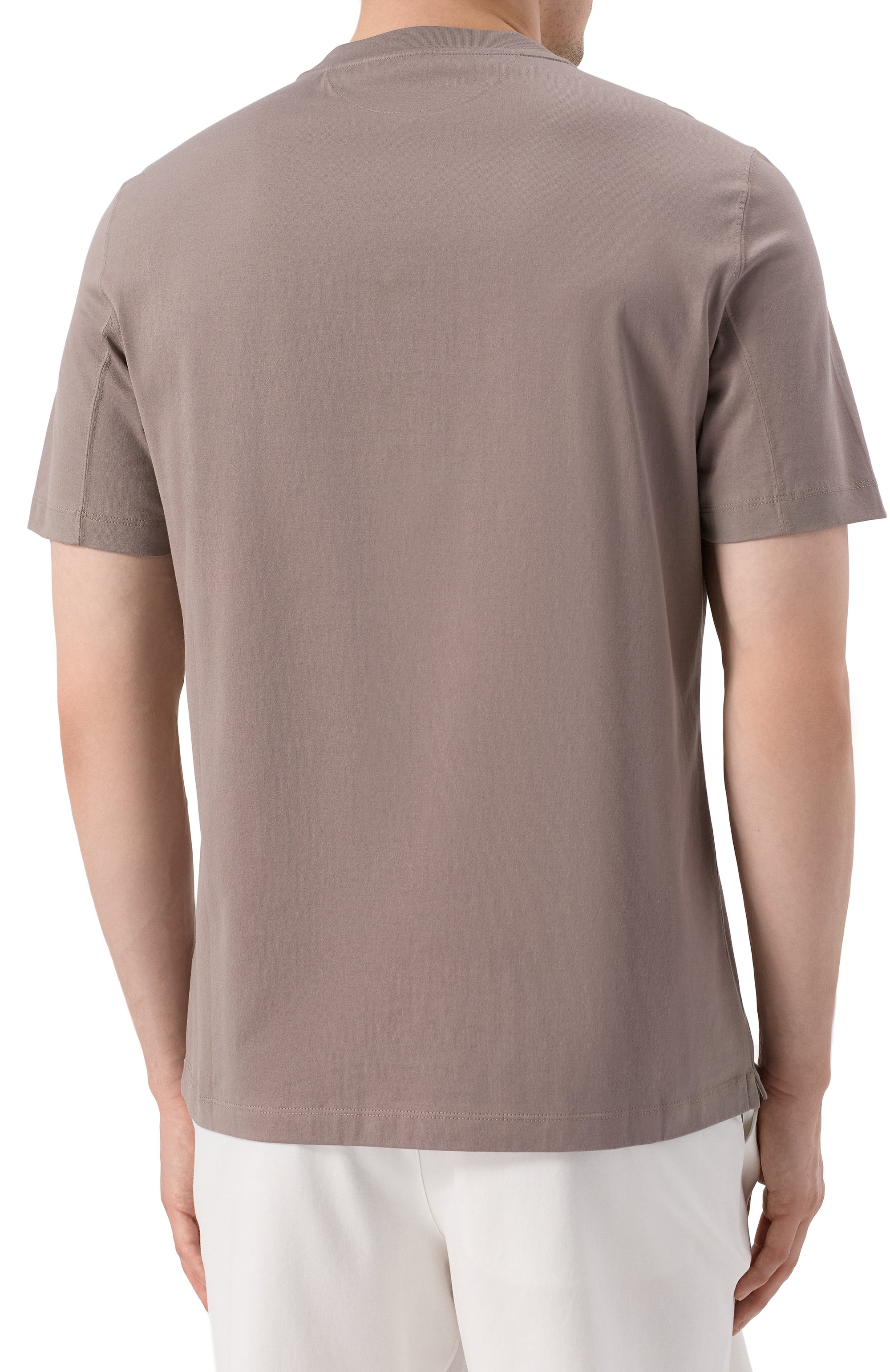 Хлопковая футболка BRUNELLO CUCINELLI, арт. M0B138456, фото 4