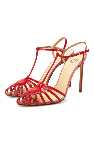 Кожаные босоножки FRANCESCO RUSSO, арт. R1S502/PATENT, фото 1