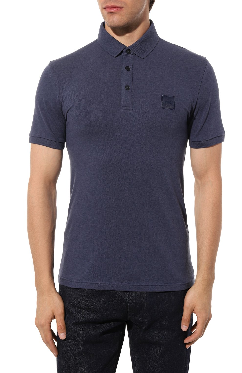 Хлопковое поло BOSS ORANGE, арт. 50472668, фото 3