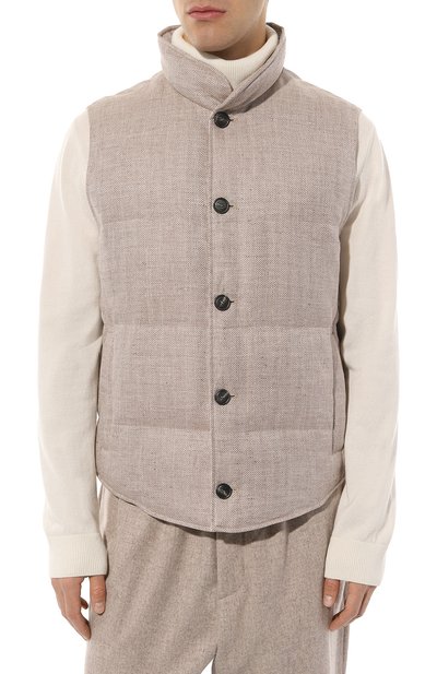 Пуховый жилет BRUNELLO CUCINELLI, арт. MS4531852, фото 3