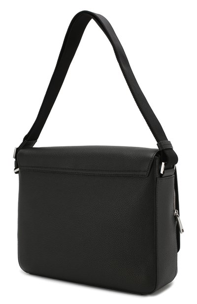 Кожаный мессенджер BOSS черного цвета по цене 64350 руб., арт. 50397377, фото 3 Кожаный мессенджер BOSS, арт. 50397377, фото 3