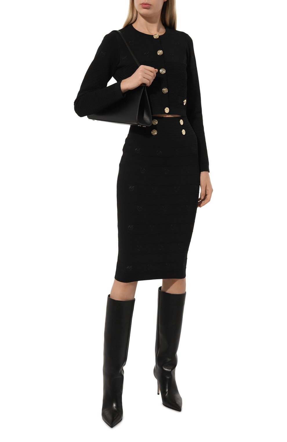 Юбка PINKO черного цвета по цене 28450 руб., арт. 102883-A1LK, фото 2 Юбка PINKO, арт. 102883-A1LK, фото 2