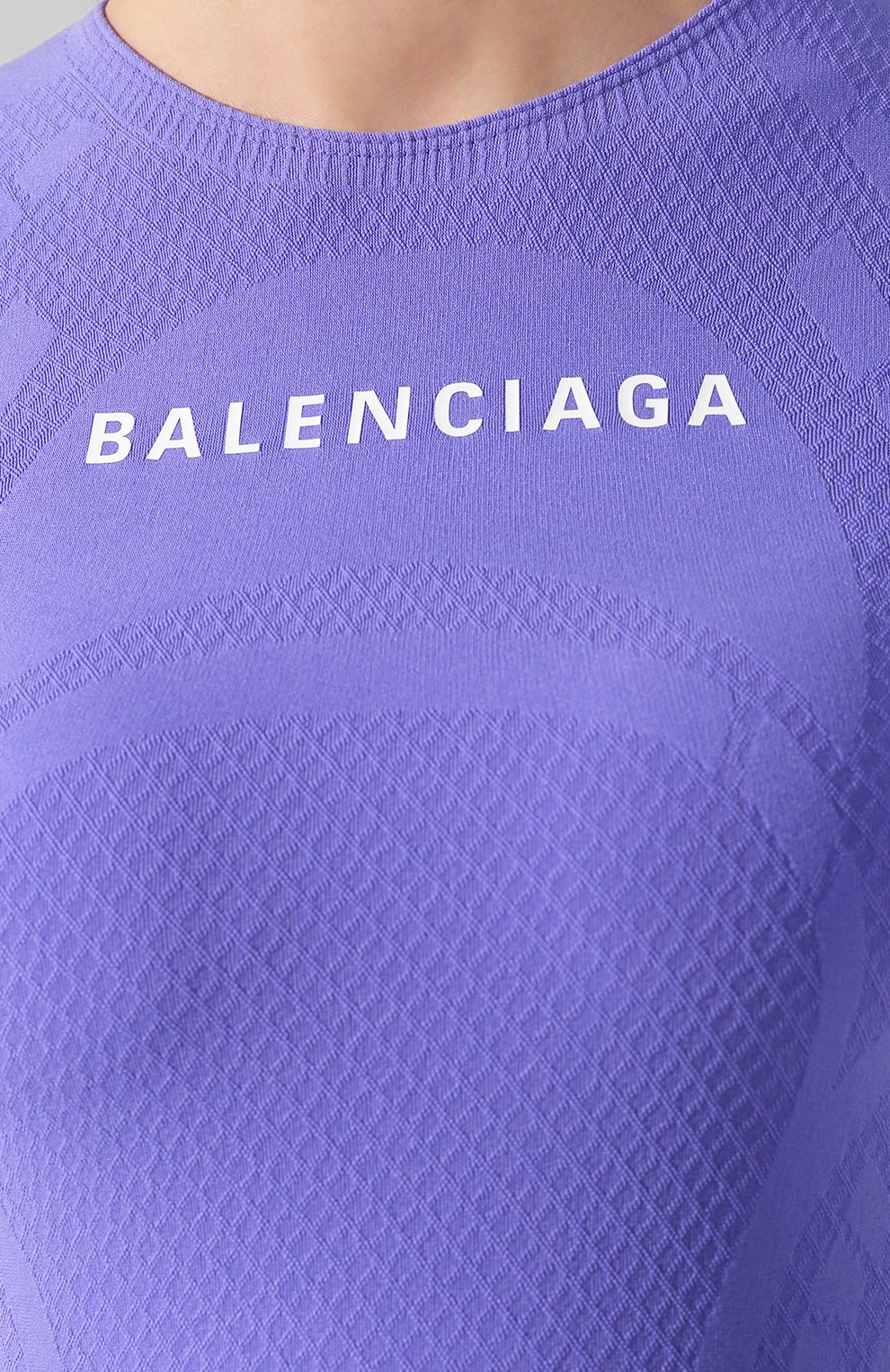 Топ BALENCIAGA фиолетового цвета по цене 34350 руб., арт. 570786/TEVC1, фото 5 Топ BALENCIAGA, арт. 570786/TEVC1, фото 5