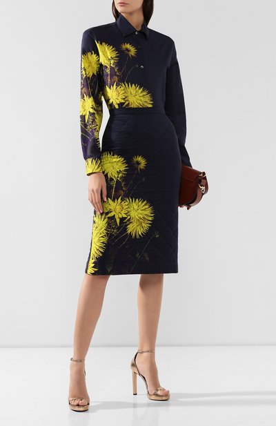 Стеганая юбка DRIES VAN NOTEN желтого цвета по цене 31750 руб., арт. 192-30815-8537, фото 2 Стеганая юбка DRIES VAN NOTEN, арт. 192-30815-8537, фото 2