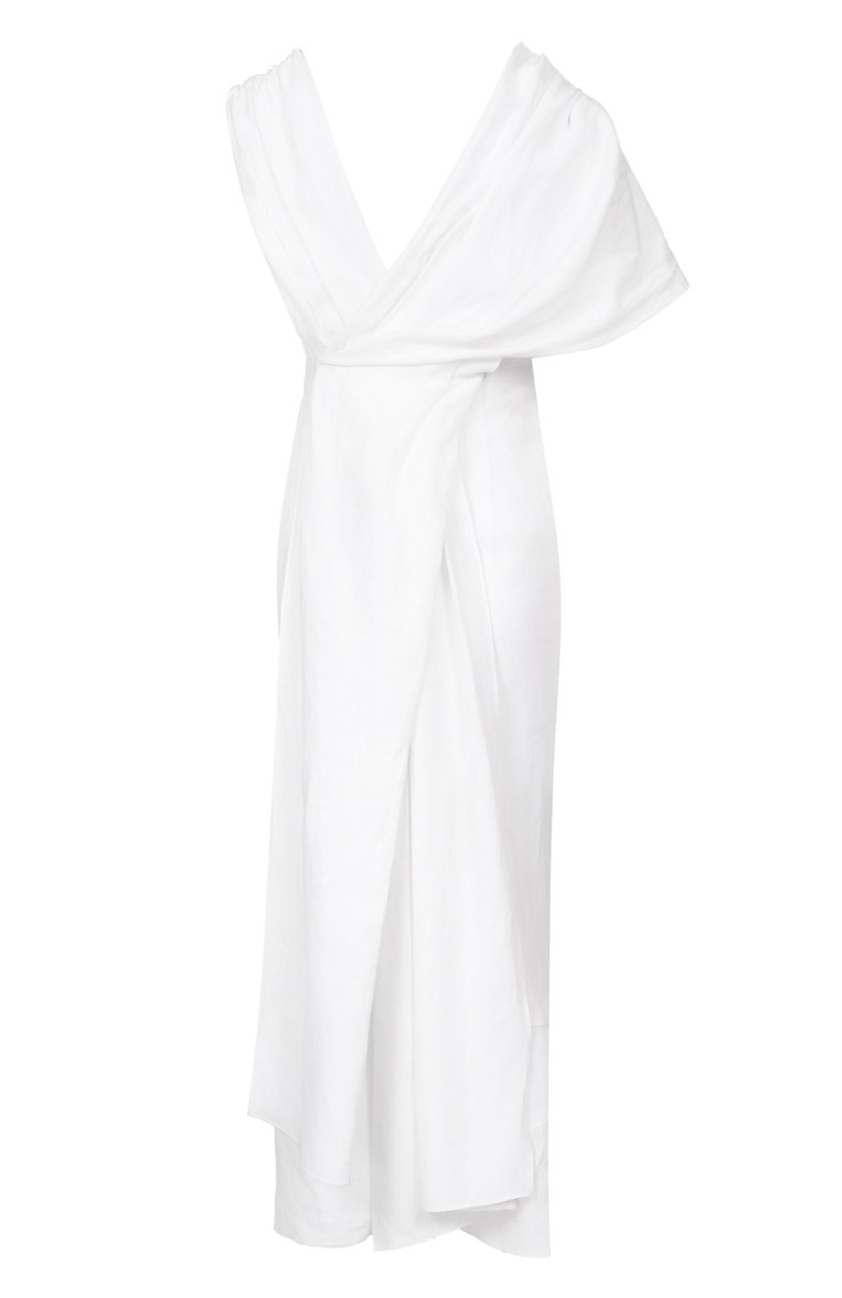 Льняное платье MIU MIU, арт. MF3756-5R4-F0009, фото 2