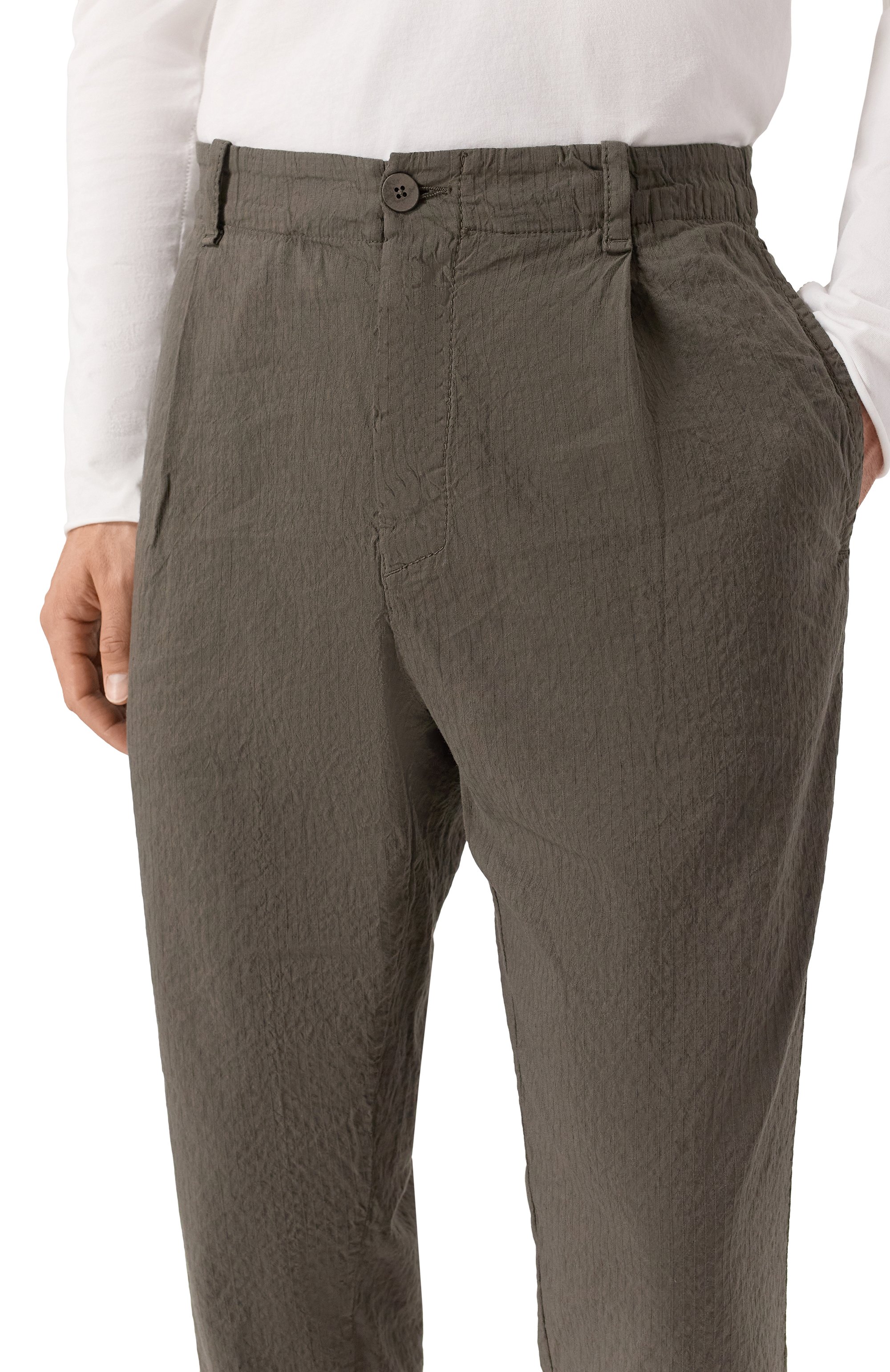 Брюки из хлопка и льна TRANSIT, арт. CFUTRWJ191, фото 5