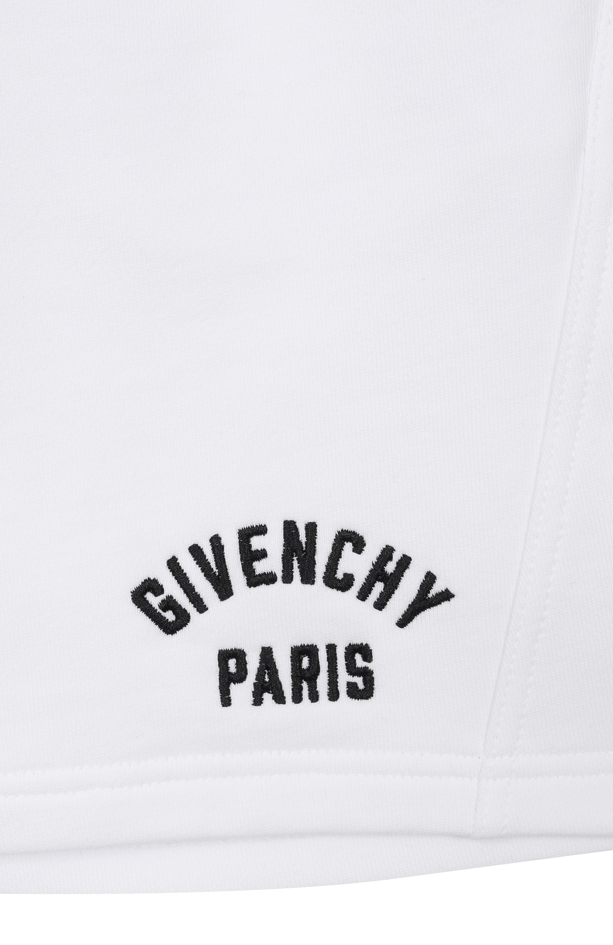 Хлопковые шорты GIVENCHY белого цвета по цене 33800 руб., арт. H31100, фото 3 Хлопковые шорты GIVENCHY, арт. H31100, фото 3