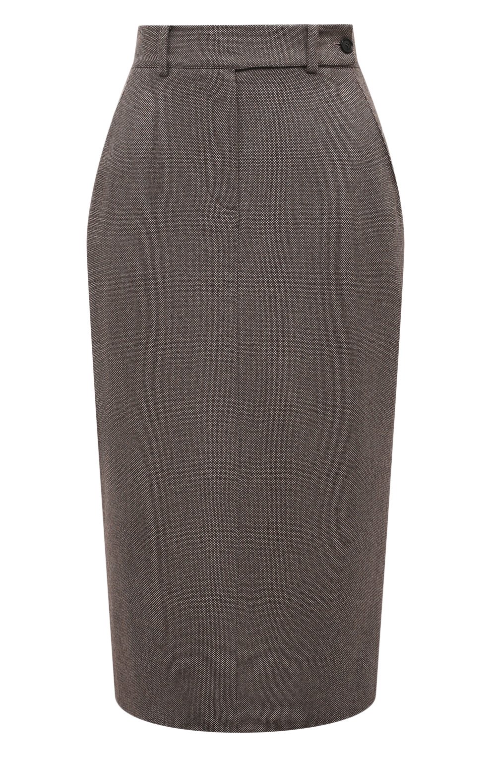 Юбка из шерсти и кашемира KITON светло-коричневого цвета по цене 148500 руб., арт. D56202K0104E15, фото 1 Юбка из шерсти и кашемира KITON, арт. D56202K0104E15, фото 1