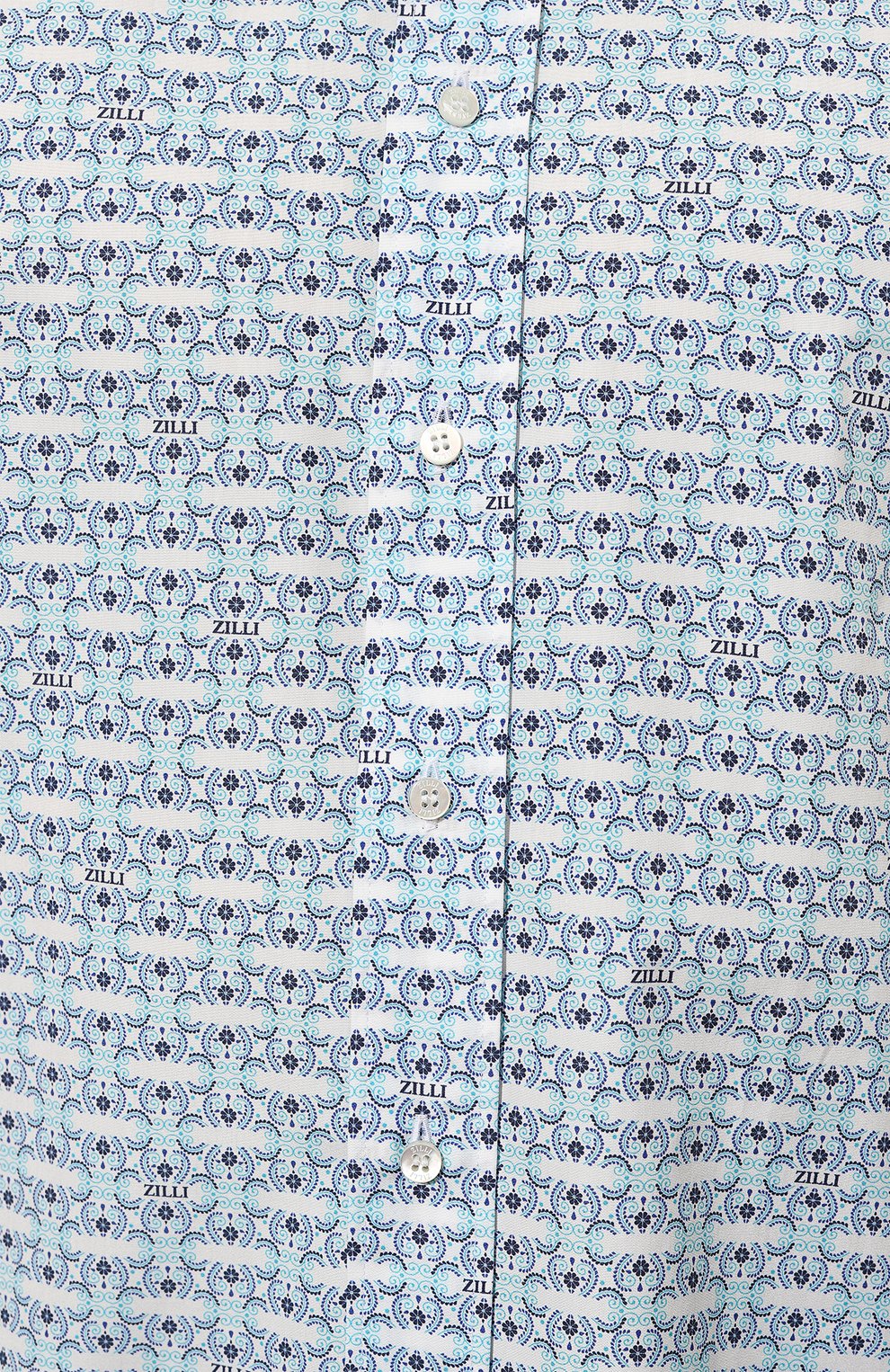 Хлопковая рубашка ZILLI, арт. LINAM5M010003250Q, фото 5