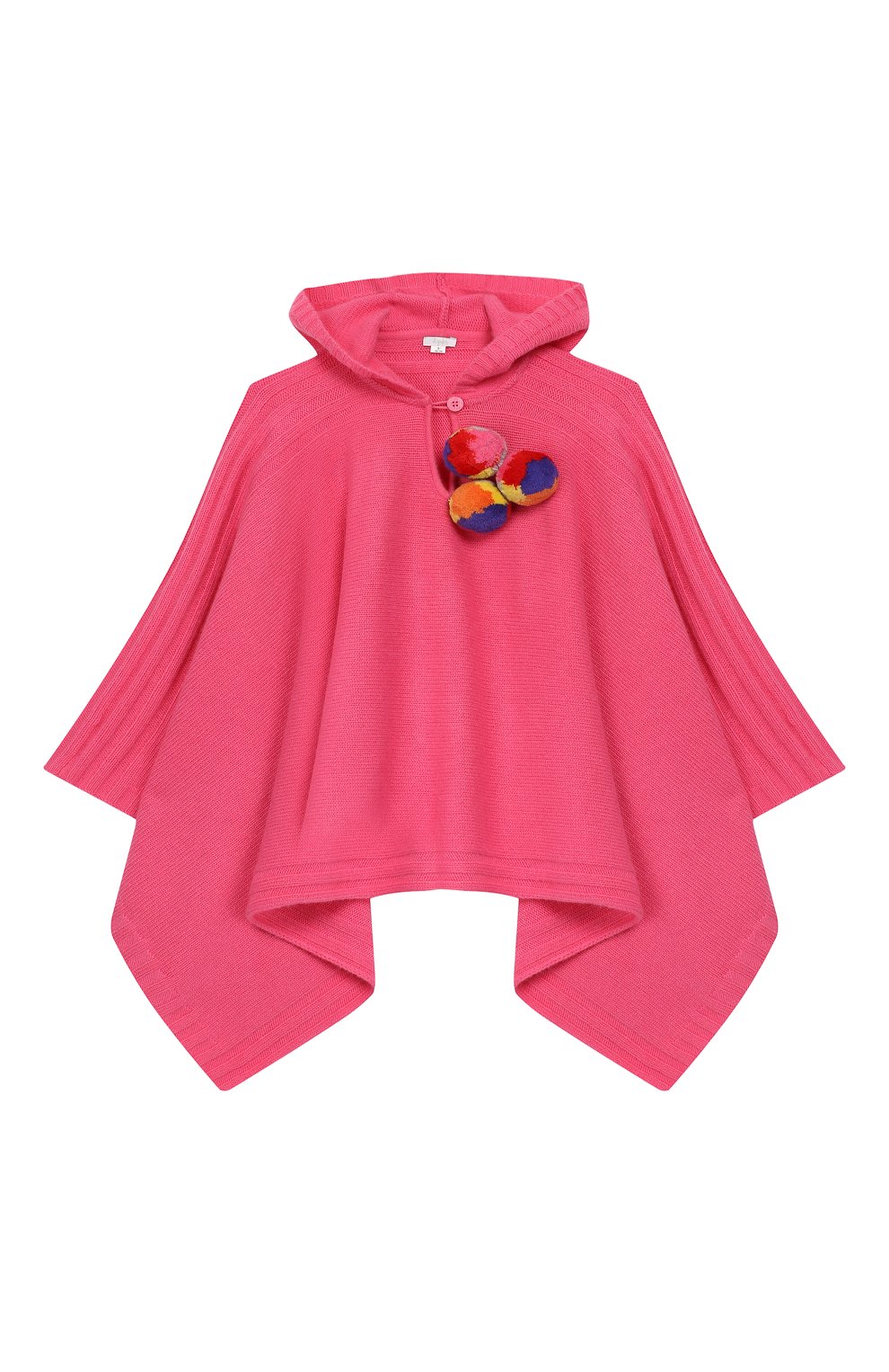 Шерстяное пончо с капюшоном IL GUFO, арт. A18MA257EM220/3A, фото 1