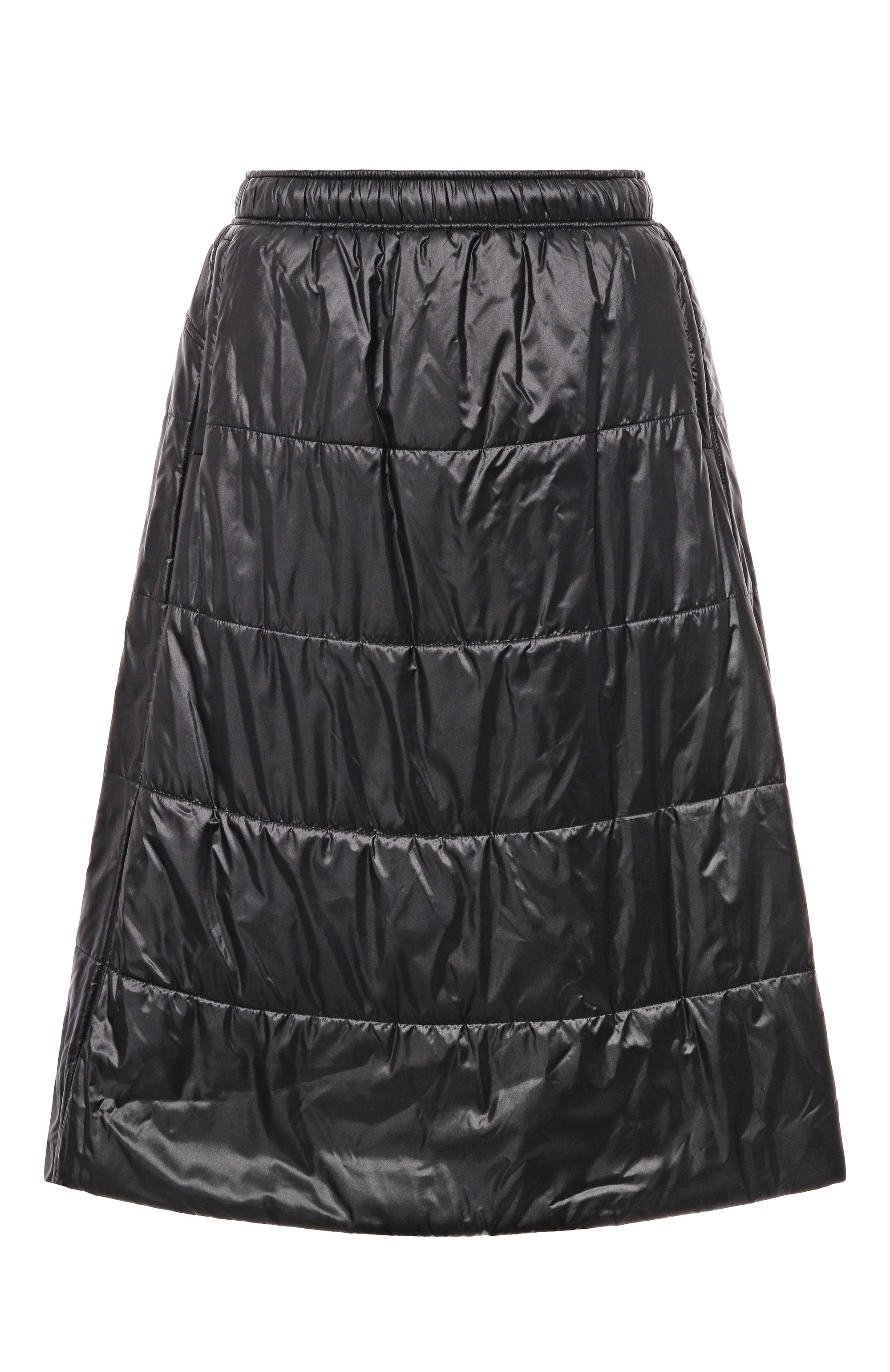 Утепленная юбка JUUN.J черного цвета по цене 69950 руб., арт. JW5Y27W04, фото 1 Утепленная юбка JUUN.J, арт. JW5Y27W04, фото 1