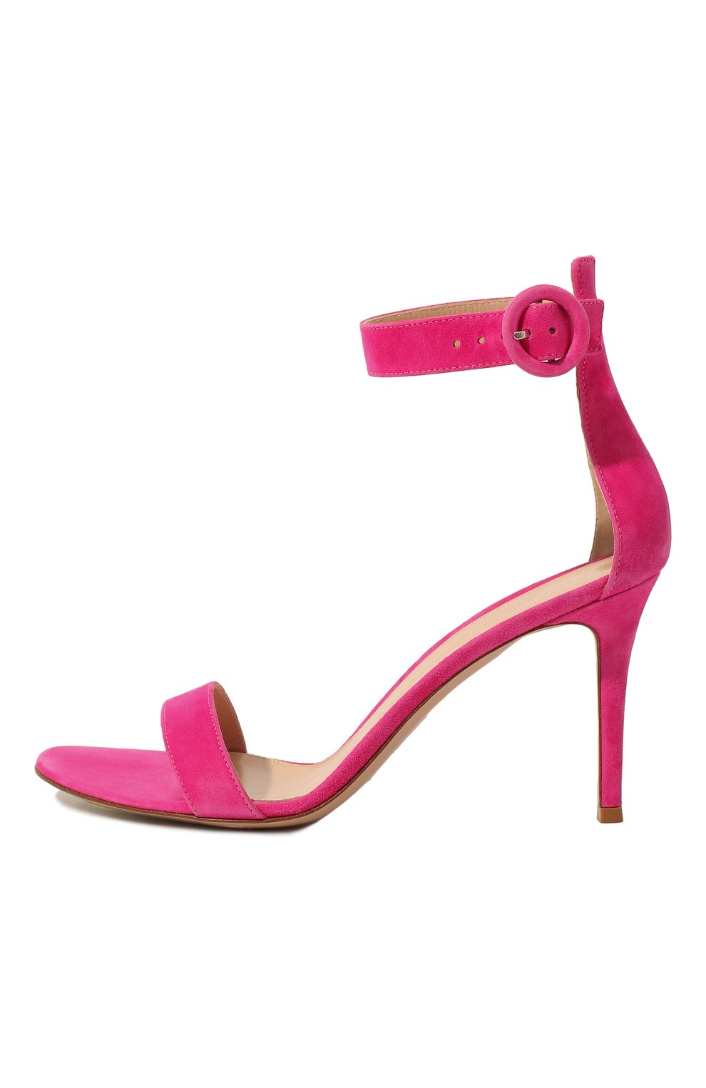 Замшевые босоножки portofino 85 GIANVITO ROSSI, арт. G60953.85RIC.CAMFUXI, фото 4